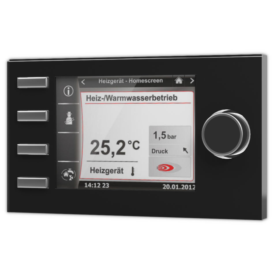 WOLF | Bedienmodul BM-2 mit Außentemperaturfühler | schwarz