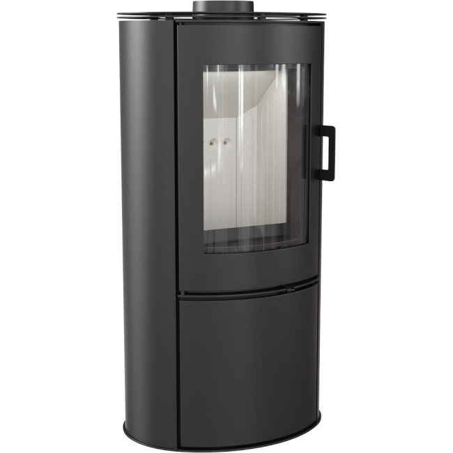 Kratki Kaminofen Koza AB S/DR | gebogene Scheibe | 8 kW | KOZA/AB/S/DR ➔ www.klimaworld.com