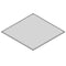 TermaTech | Bodenplatte Quadrat Facet | 1000×1000×6 mm | Glas