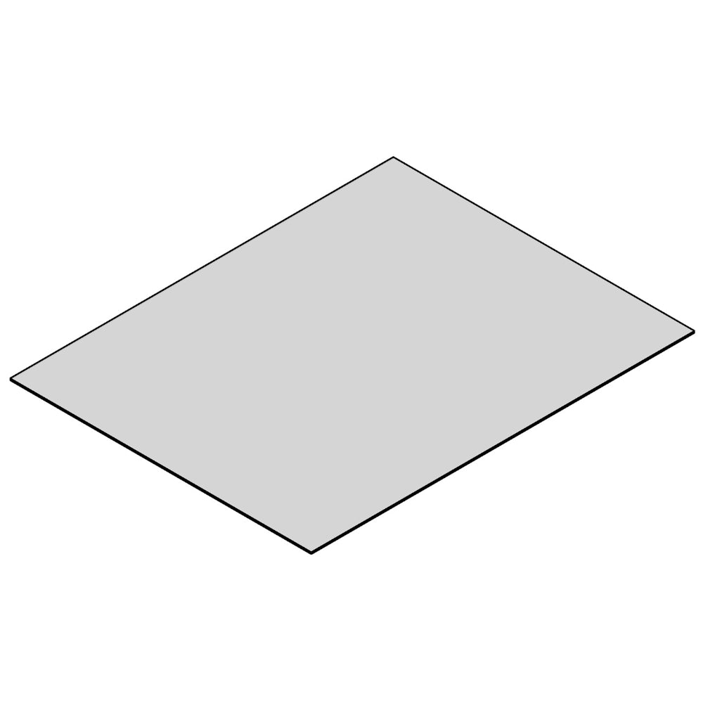 TermaTech | Bodenplatte Rechteck | 1100×1400×6 mm | Glas