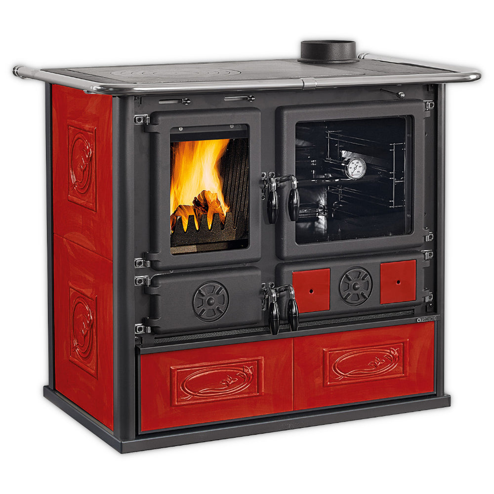 La Nordica Küchenofen Rosa.16 Keramik, bordeaux | Klimaworld.com