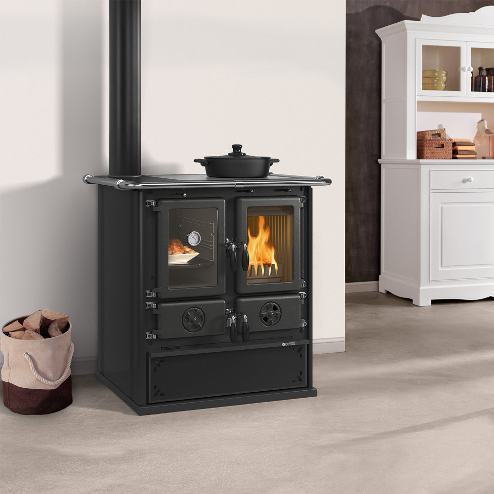 La Nordica Küchenofen ROSETTA SX.16 schwarz Ambiente | Klimaworld.com