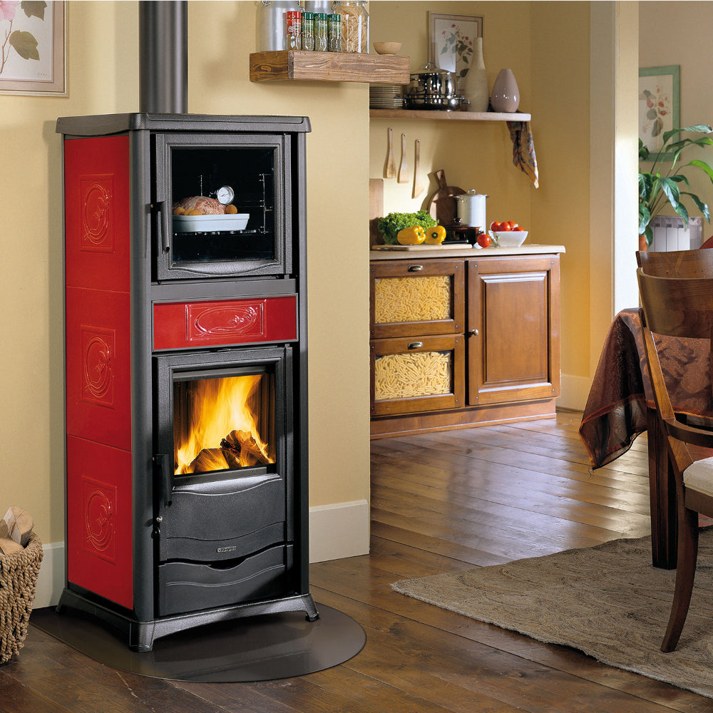 La Nordica TERMOROSSELLA PLUS FORNO DSA.16 mit Sichtfenster, Backfach und creme Keramik in Kueche Flamm | Klimaworld.com
