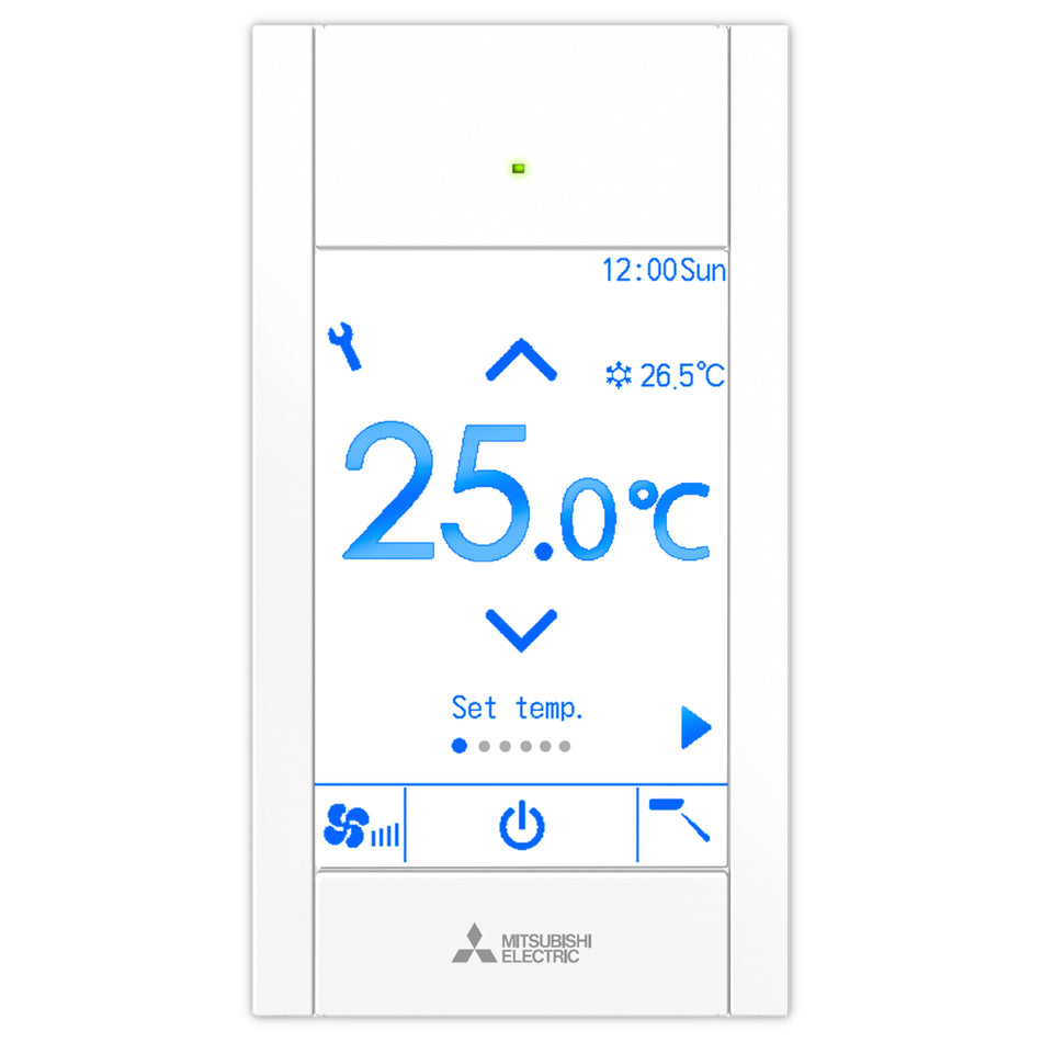 MITSUBISHI | Fernbedienung Touch Bluetooth | PAR-CT01MAA-SB-D | weiß 
