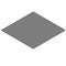 TermaTech | Bodenplatte Quadrat | 1240×1240×2 mm | Stahl | Hellgrau