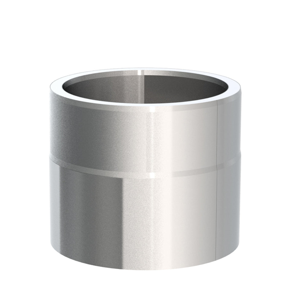 Jeremias Ofenrohr Längenelement 150 mm | Edelstahl gebürstet