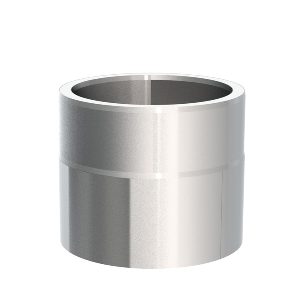 Jeremias Ofenrohr Längenelement 150 mm + Kondensatring | Edelstahl gebürstet | Ø 150 mm