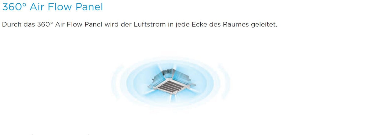 Deckenkassette MCD-48FNXD0 Inverter Midea 13,6kW | 48000 BTU