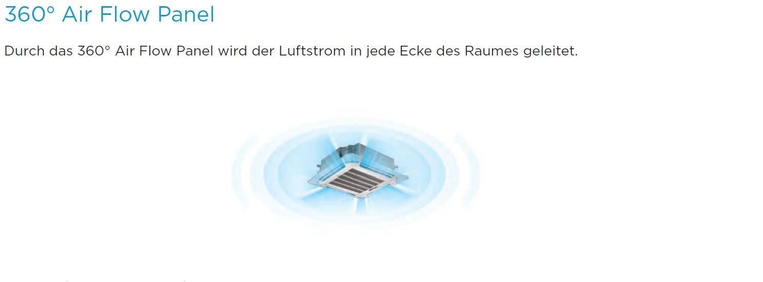 Deckenkassette MCD-48FNXD0 Inverter Midea 13,6kW | 48000 BTU