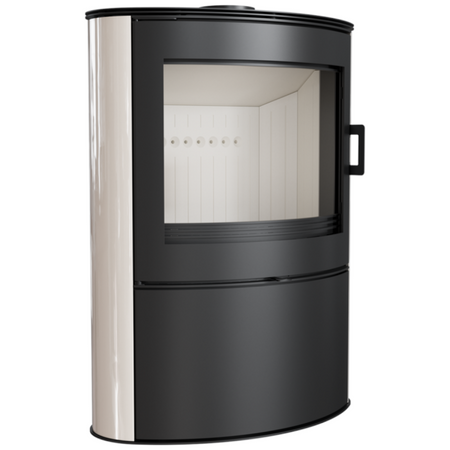 Kratki Kaminofen Koza AB S/2/KAFEL/KREM | Keramik creme | 10 kW ➔ www.klimaworld.com
