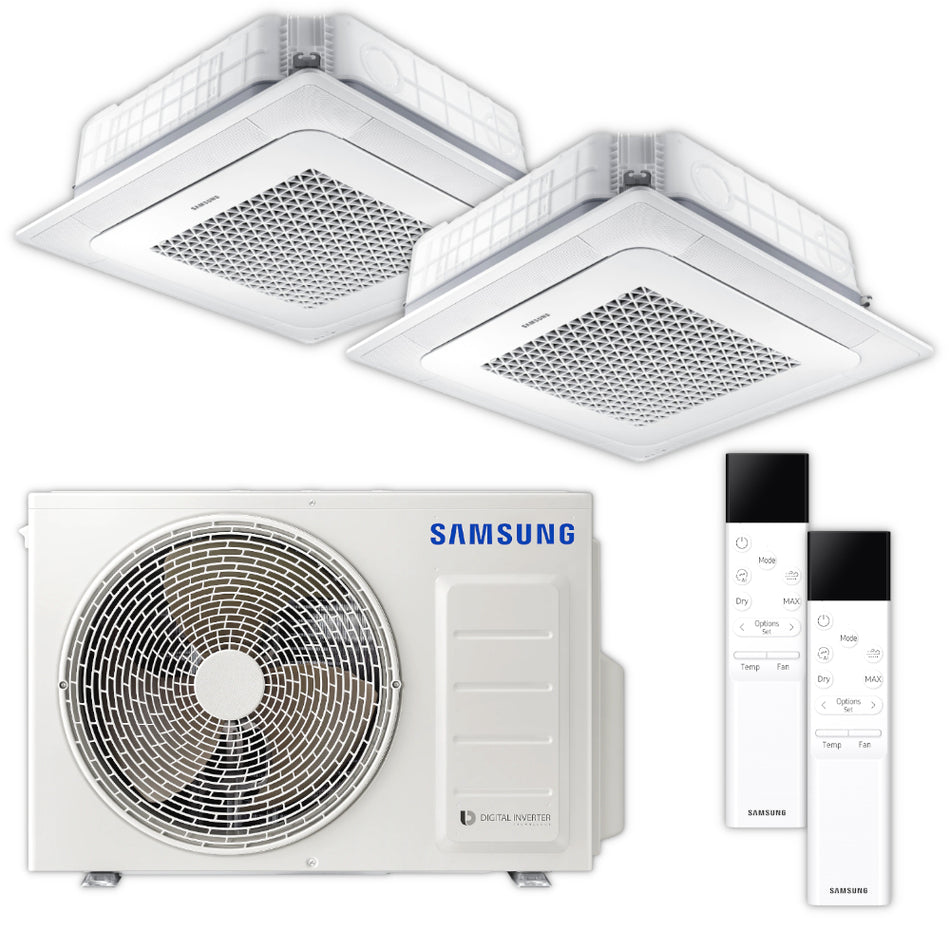 SAMSUNG | Mini-Deckenkassetten WindFree | 3,5 kW + 3,5 kW