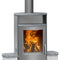 Justus | Kaminofen | Kaskade 2.0 | 6,5 kW | Stahl Gussgrau, Speckstein