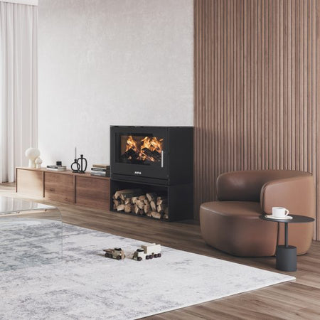 Justus Kaminofen Dias XL mit Box Ambiente | Klimaworld.com