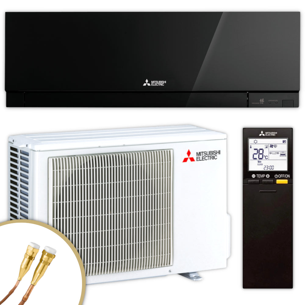 Mitsubishi Split Klimaanlage Set | MUZ/MSZ-EF25VGKB | 2,5 kW | klimaworld.com