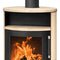 Justus | Kaminofen | Island 7 2.0 | 7 kW | Sandstein, Stahl Schwarz