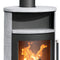Justus | Kaminofen | Island 5 2.0 | 5 kW | Speckstein, Stahl Schwarz