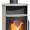 Justus | Kaminofen | Island 5 2.0 | 5 kW | Keramik Freddo, Stahl Schwarz
