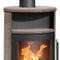 Justus | Kaminofen | Island 5 2.0 | 5 kW | Keramik Grappa, Stahl Schwarz