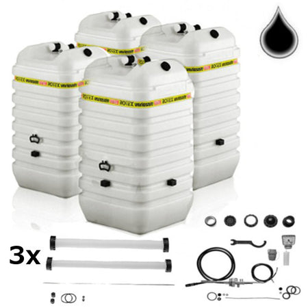ROTEX Variosafe Heizöltank im Tank 4x600 L + Grundpaket ANK+3xB2, Aufstellvariante VSF 