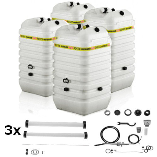 ROTEX Variosafe Heizöltank im Tank 4x1500 L + Grundpaket ANK+3xB2 VSF