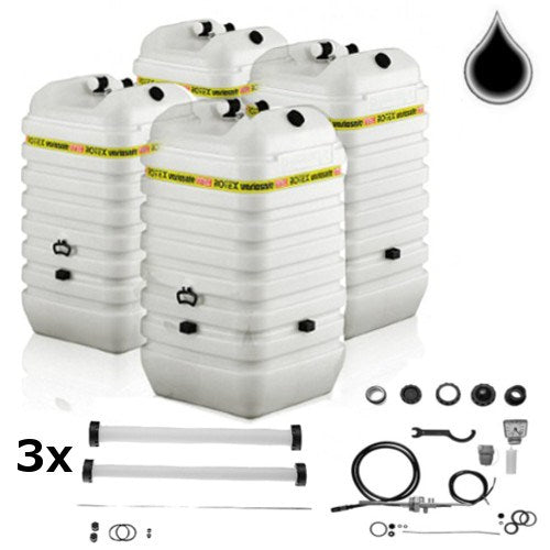 ROTEX Variosafe Heizöltank im Tank 4x1500 L + Grundpaket ANK+3xB2 VSF
