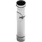 Pelletrohr Längenelement 500mm DN 80mm mit Revision unlackiert