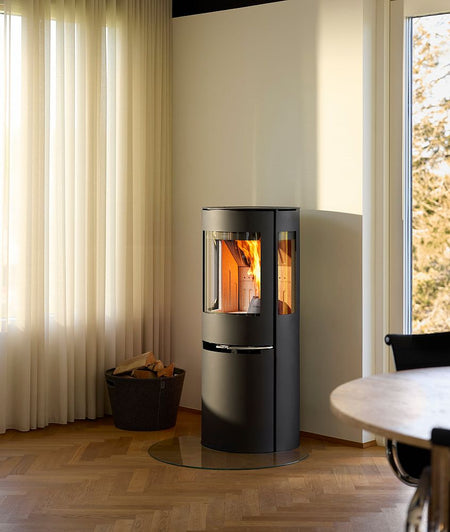 Aduro Hybridofen H1 Ambientebild Pelletbetrieb | Klimaworld.com