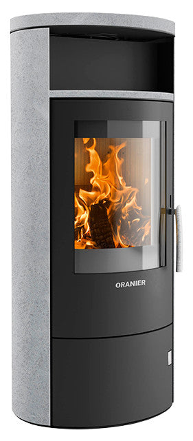 Oranier Kaminofen Polar 7-2.0 Stahl Schwarz, Speckstein | klimaworld.com