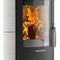 Oranier | Kaminofen | Polar W+ 2.0 | 6,5 kW | Stahl Schwarz, Seidenweiß