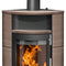 Oranier | Kaminofen | Polar Neo Eck | 6,5 kW | Schwarz, Keramik Grappa
