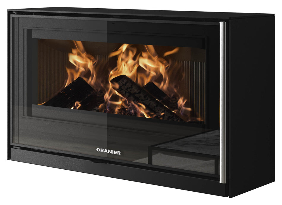 Oranier Kaminofen Ziva XL mit Wand-Montagerahmen | klimaworld.com