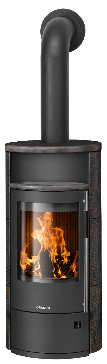 Oranier Kaminofen Polar Neo 4, Stahl Schwarz Keramik Namib | klimaworld.com