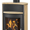 Oranier | Kaminofen | Pori 7 | 6,5 kW | Stahl Schwarz, Sandstein