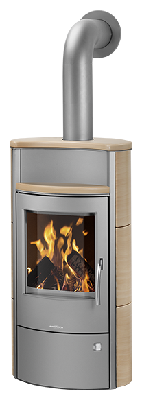 ORANIER | Pori 7 | Kaminofen | 6.5 kW | Gussgrau |Corretto