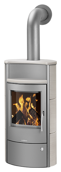 ORANIER | Pori 7 | Kaminofen | 6.5 kW | Gussgrau | Freddo