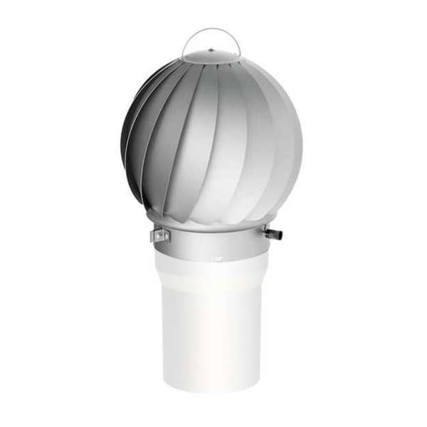 Jeremias | Rauchsauger Hurrican für Festbrennstoffe | doppelwandig