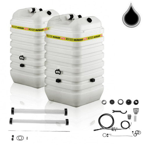 ROTEX Variosafe Heizöltank im Tank 2x 750 L + Grundpaket ANK+B2, Aufstellvariante VSF 