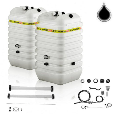 ROTEX Variosafe Heizöltank im Tank 2x 750 L + Grundpaket ANK+B2, Aufstellvariante VSF 