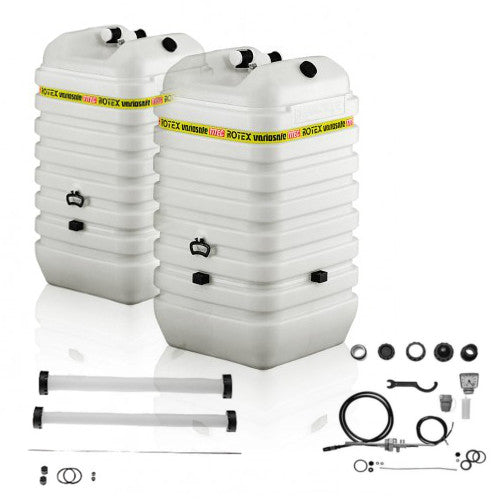 ROTEX Variosafe Heizöltank im Tank 2x 1000 L + Grundpaket ANK+B2  VSF 