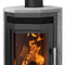 Justus | Kaminofen | Usedom 5 | 5,5 kW | Stahl Schwarz, Speckstein