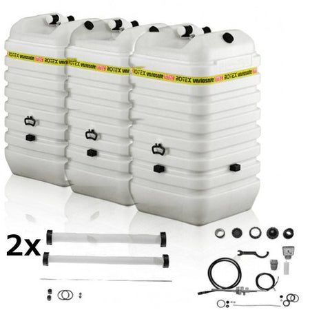 ROTEX Variosafe Heizöltank im Tank 2x 1000 L + Grundpaket ANK+B2