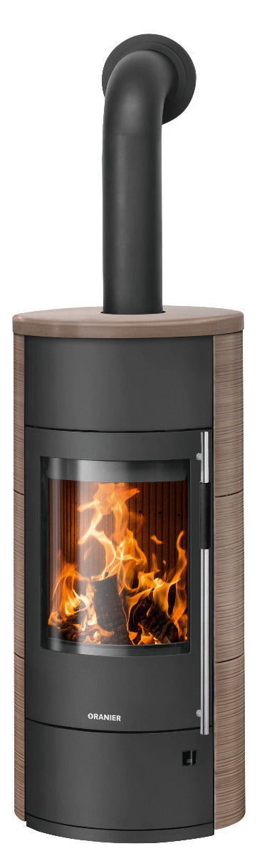 Oranier Kaminofen Polar Neo Aqua Stahl Schwarz, Keramik Grappa | klimaworld.com