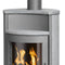Oranier | Kaminofen | Pori Aqua 2 | 10 kW | Stahl Gussgrau, Speckstein
