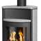Oranier | Kaminofen | Pori Aqua 2 | 10 kW | Stahl Schwarz, Speckstein