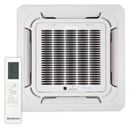 BUDERUS  Deckenkassetten-Set AC166i MS 4CC | 2,1 kW + 3,5 kW | klimaworld.com