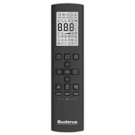 BUDERUS Singlesplit Klima-Wandgerät AC186i.3-2,6 | Schwarz | Klimaworld.com