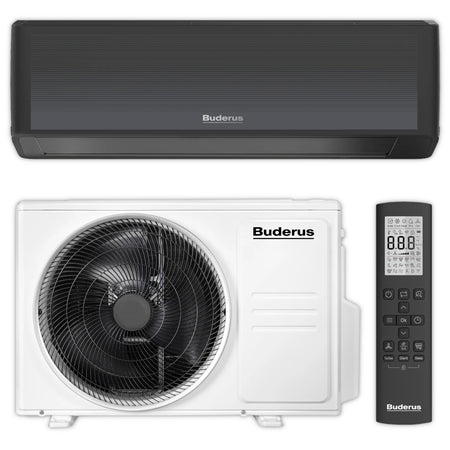 Buderus Split Klimaanlage Komplett-Set Logacool AC186i.3 |Schwarz| Klimaworld.com