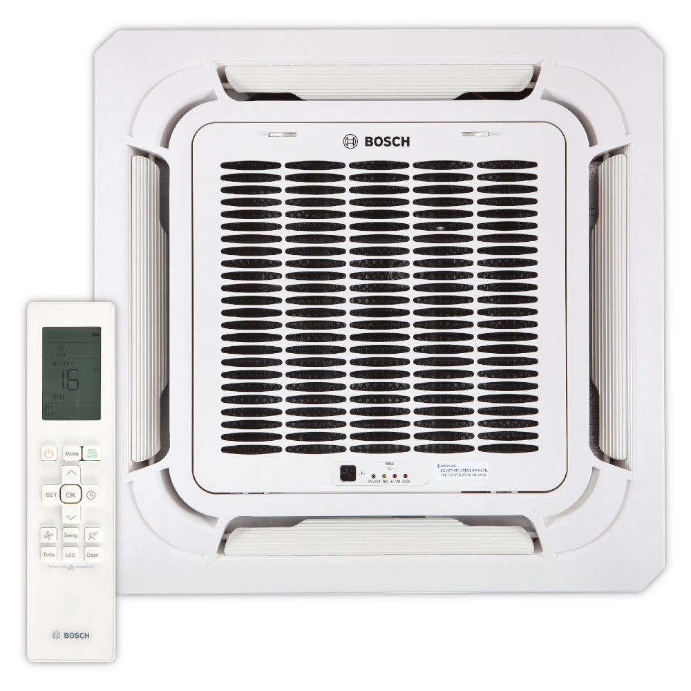 BOSCH Klimaanlage 4-Wege-Deckenkassette + Blende | CL5000iM 4CC 21 E | 2,0 kW | klimaworld.com