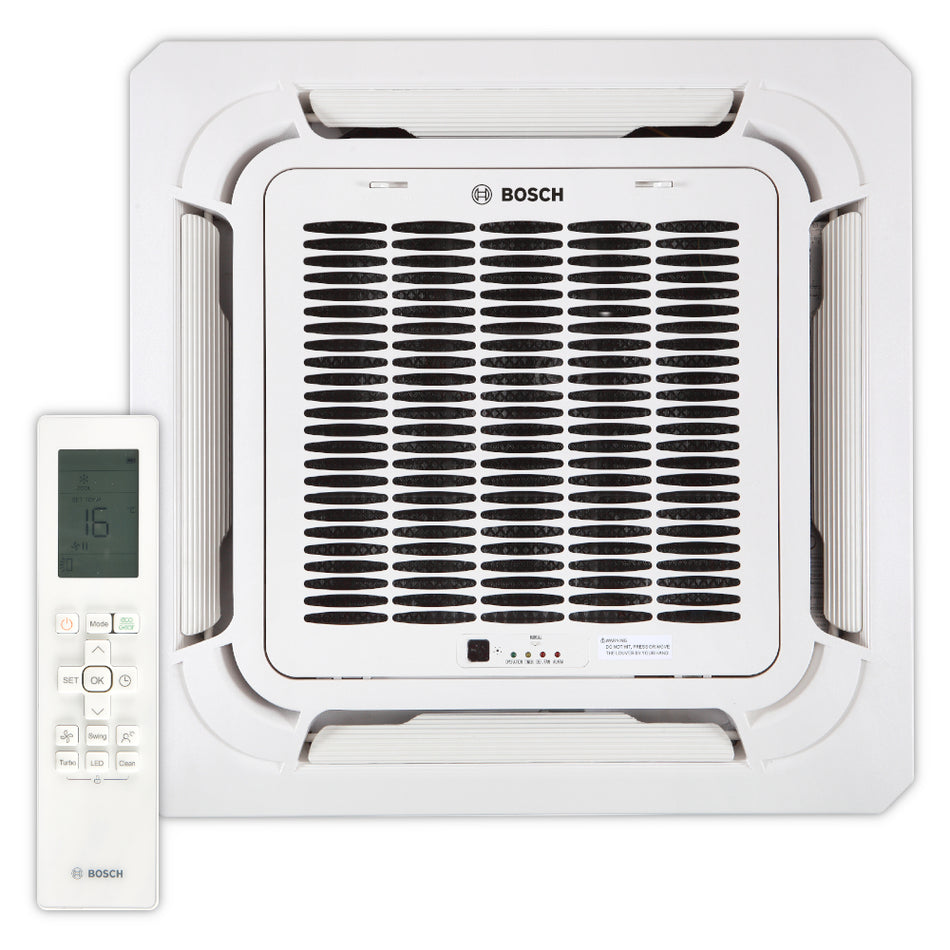 BOSCH Klimaanlage 4-Wege-Deckenkassette + Blende | CL5000iM 4CC 26 E | 2,6 kW | klimaworld.com