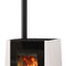 Oranier | Pelletofen | Pio | 5,5 kW | conStone Seidenweiß